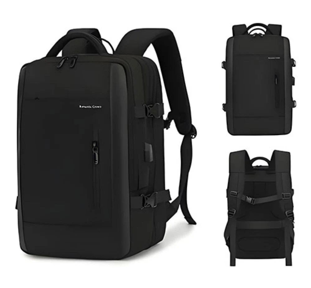 Mochila de Viagem Executiva Para Notebook Expansível Impermeável Reforçada Adulto Unissex
